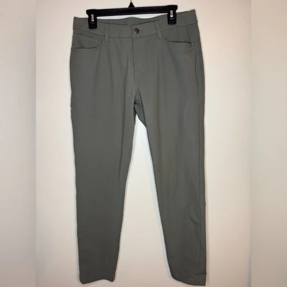 Lululemon Men's ABC Pants Olive Green Performance Stretch‎ 32x30