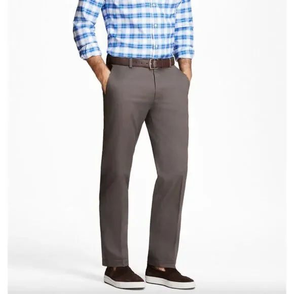 BROOKS BROTHERS‎ Lightweight Advantage Chino Grey 33/32