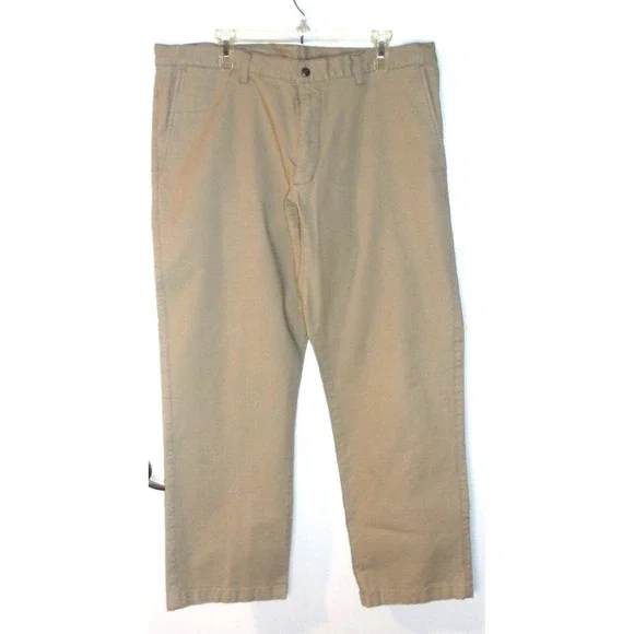 Woolrich Cargo Pants Mens 36x30‎ Cotton Nylon Khaki Hiking Straight Leg Gorpcore