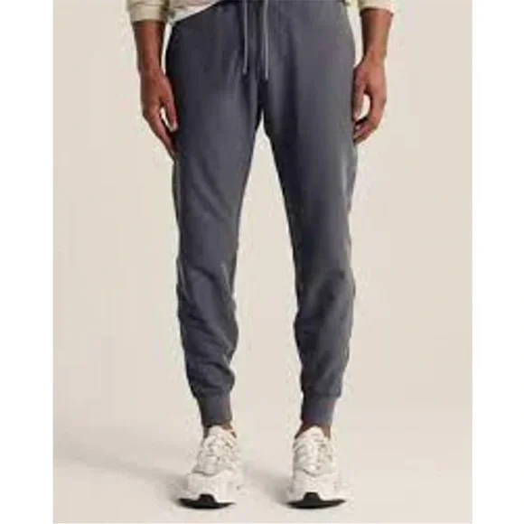 Abercrombie & Fitch Men's Traveler‎ Jogger Skinny Pants Stretch Gray Small