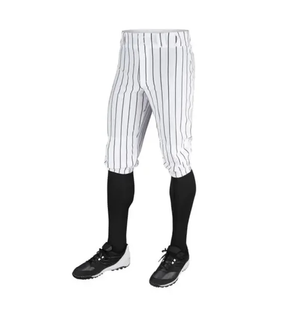 Champro Triple Crown 2.0 White Pinstripe Adult L Knicker Baseball Softball Pants