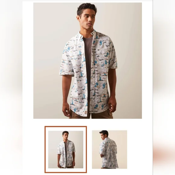 Ariat Men's Krish Classic Fit Button Down Shirt
