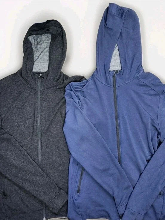 Old Navy Active Zip Up Hoodie Mens Medium Soft Loungewear Lightweight Full  Zip