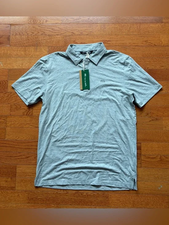 NWT Travis Matthew The Heater Golf Polo Gray