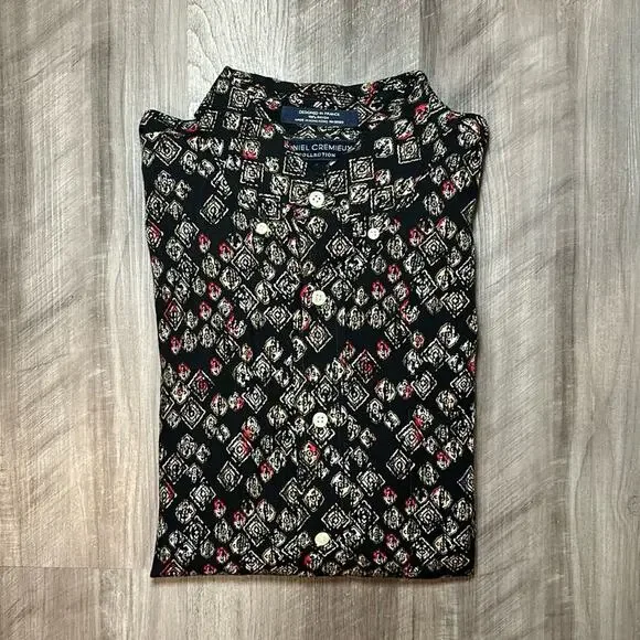 Daniel Cremieux Collection Rayon Long Sleeve Button Down - Large