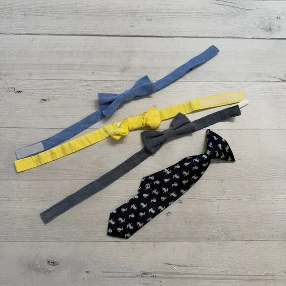 Bow ties Velcro baby toddler clip on bunny‎ tie