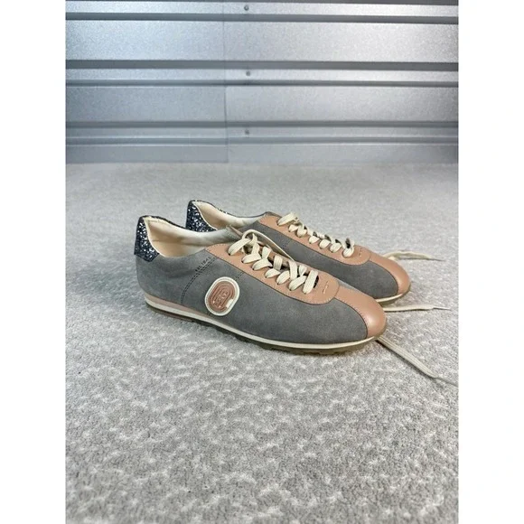 Coach‎ Women's C170 Retro Runner With Coach Patch Gray Blush Glitter Size 9.5B