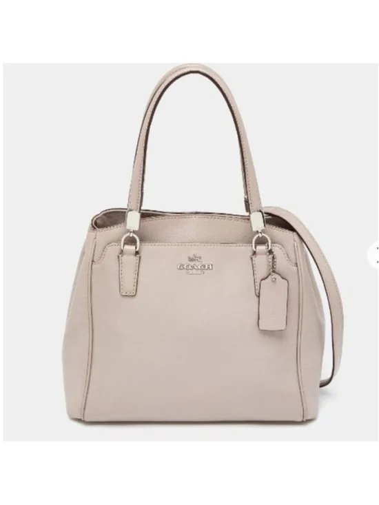 Coach - F34663 COACH LEATHER MINETTA CROSSBODY - IN CREAM