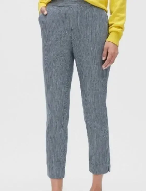 Banana Republic Factory Hayden Linen Blend Stripe Pants Size 10
