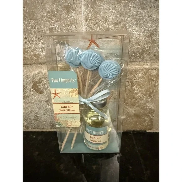 Pier 1 Imports SEA AIR Reed Diffuser & Oil New .95fl oz / 28ml RARE Discontinued