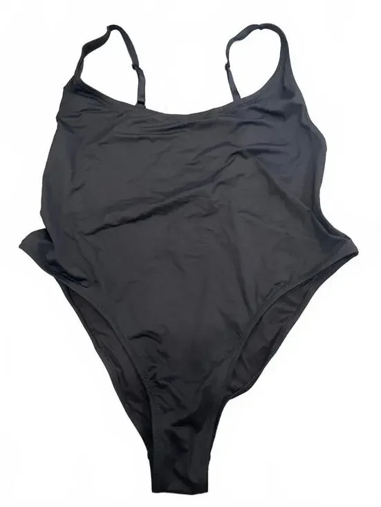 Skims swim SCOOP NECK ONE PIECE in Onyx 3x new onyx