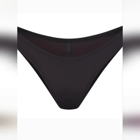 NWT Skims Recycled Swim Cheeky Bikini Bottom Onyx Plus 4X