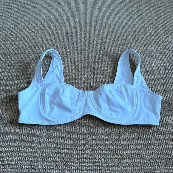 Skims Swim Marble Shaping Unlined Underwire Bikini Top, Size 4X NWT