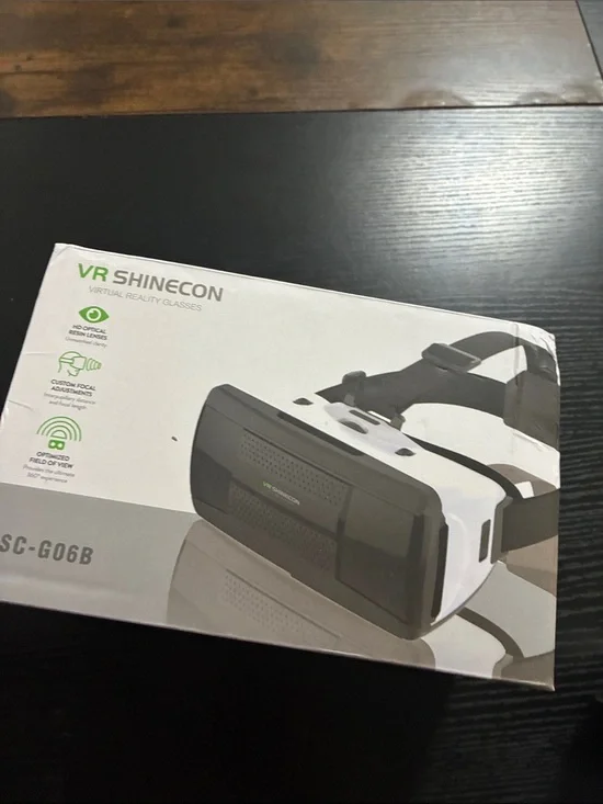 Vr shinecon White and Black Virtual Reality Glasses