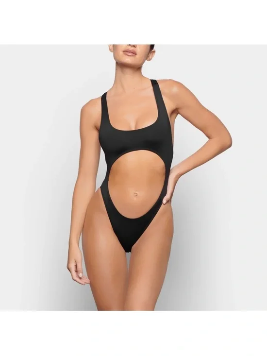 Skims monokini swimsuit NWT size 2X color onyx