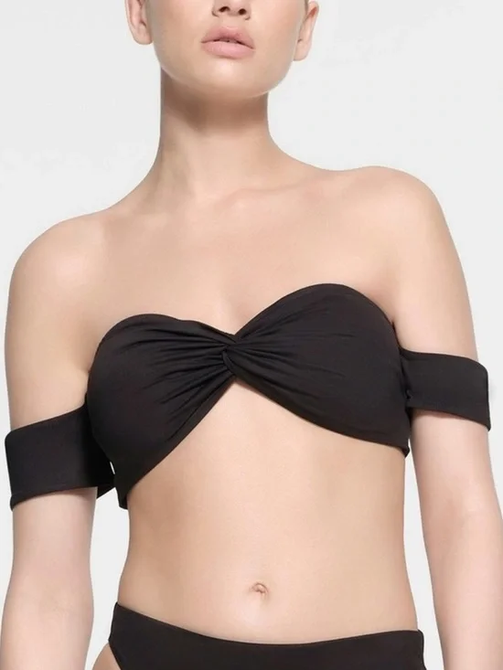 NWT SKIMS SWIM TWISTED OFF-SHOULDER TOP