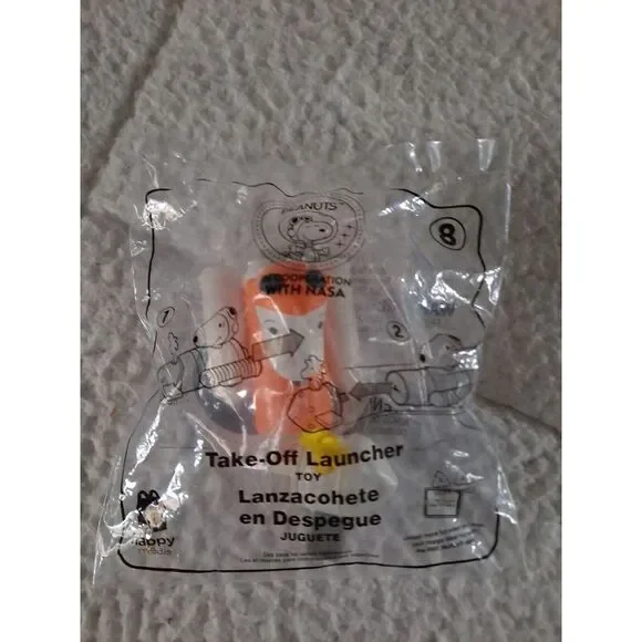 2019 Peanuts With Cooperation Nasa McDonald's‎ Happy Meal #8 Take-Off Launcher