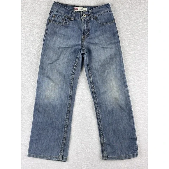 Levi's 514 Jeans‎ Boys Juniors Blue Slim Straight Size 7X Reg (21x21)