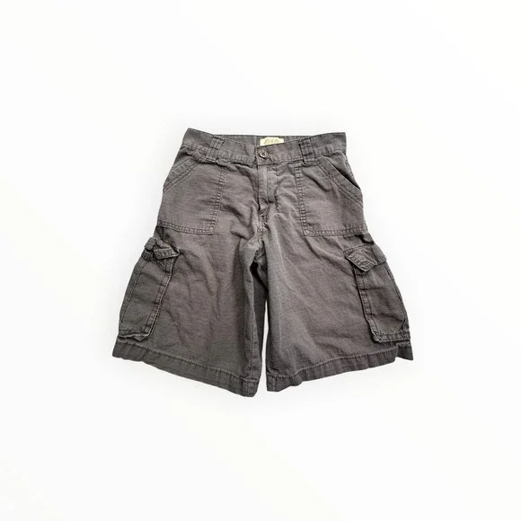 Copper Denim Cargo Shorts Boys 8 Grey 9E3275C‎ Wide Leg Utilitarian Gorpcore