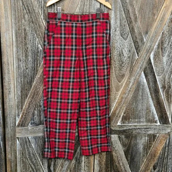 Class Club Red & Black Plaid Pants Kids‎ Size 6 Bottoms