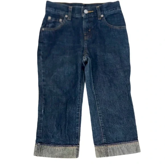 Levi’s kids size 8 Cuffed Blue Jeans