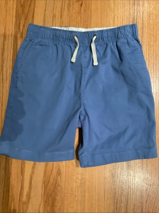 Crewcuts Boys Blue Chino Casual Shorts with Drawstring