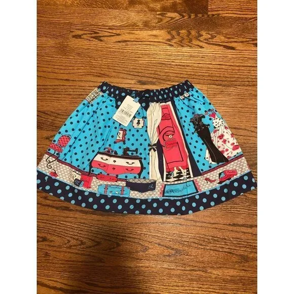 NEW‎ Rosalita | McGee Print Dressing Room Print Skirt Sz 8