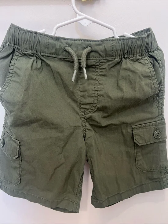 GAP Kids Olive Utility Drawstring Shorts