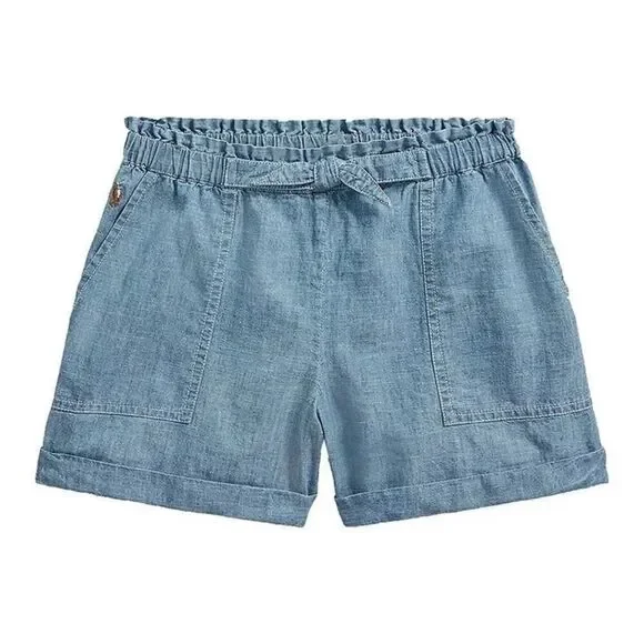 Polo Ralph Lauren Girls Indigo‎ Blue Shorts Size 5