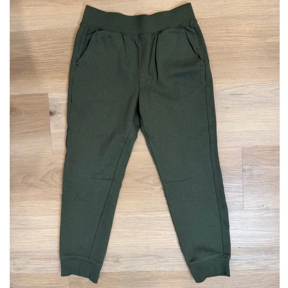 Athletic Works Elastic Waist Army Green Joggers Youth Size‎ L(10/12)