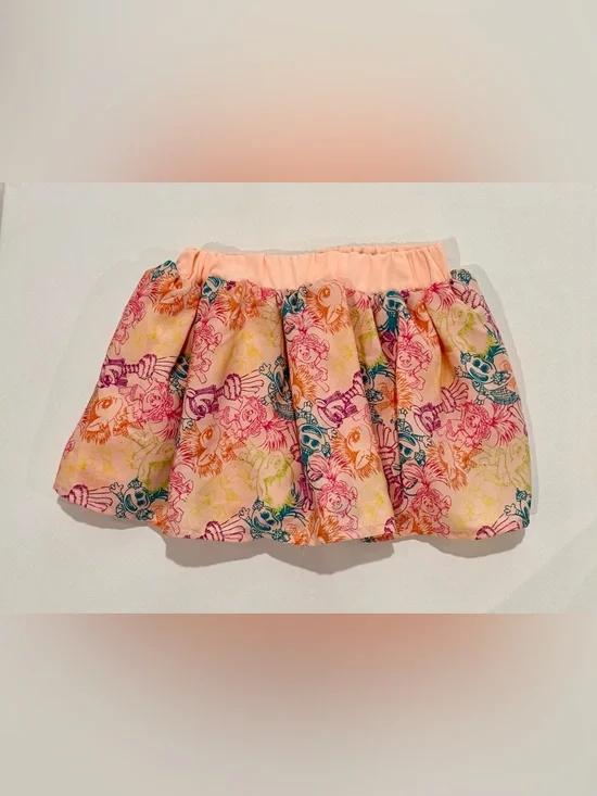 Trolls Multicolor Printed Skirt