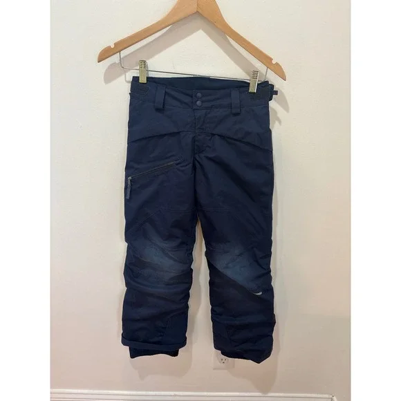Patagonia Kids Navy Blue H2No Insulated Snow Pants Size Medium 10 Ski‎ Snowboard