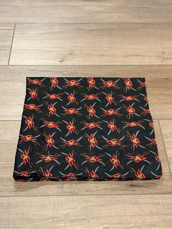 Disney Cruise Line pirate night bandana black red