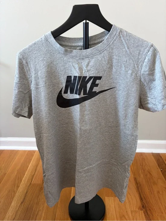 Nike Women’s Gray Logo T‑Shirt