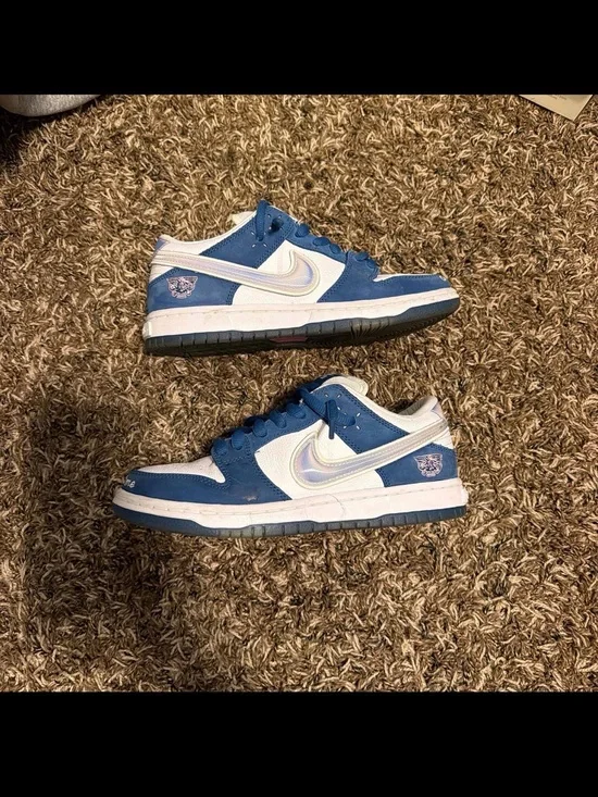 Nike SB Dunk Low Pro QS Deep Royal White Black