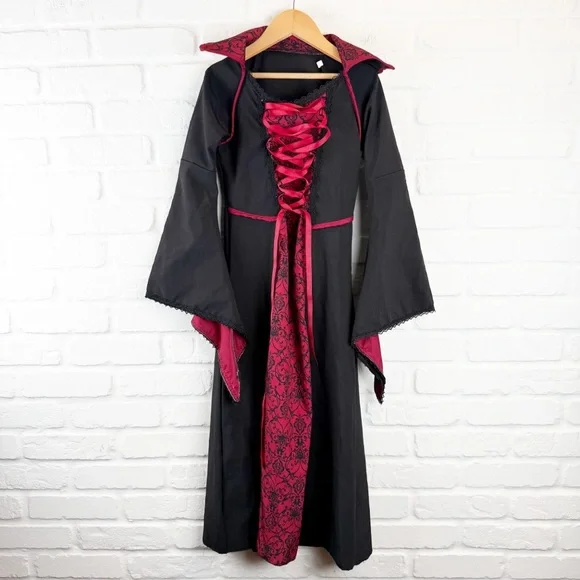 Vampire Witch‎ Halloween Costume Kids Girls Medium