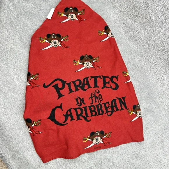 Disney Pirates‎ Of The Caribbean Bandana Unisex Mickey Mouse Polyester Costume