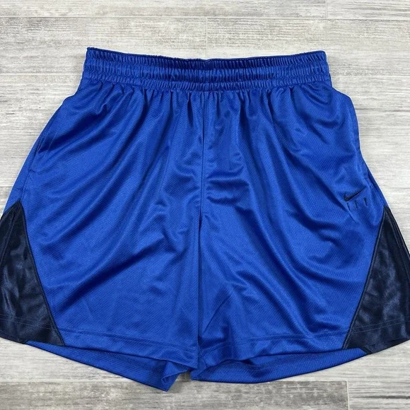 Nike Women's Dri-Fit iSoFly Basketball Shorts‎ Loose DH7363-481 BLUE Size Large