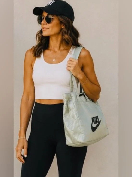 NIKE Gym Tote Light Seafoam Green