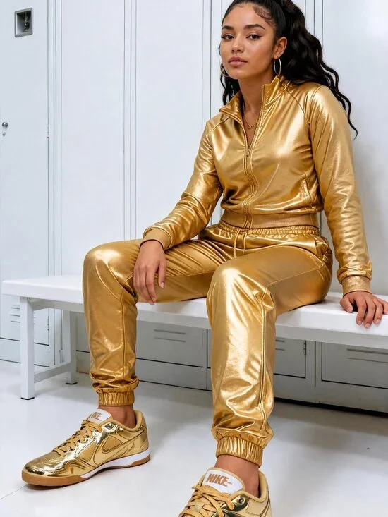 Nike Gato LV8 Liquid Gold Unisex‎ Sneakers IB3566-700 Men’s 10 / Women’s 11.5