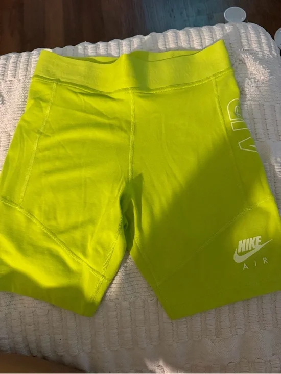 Nike Women's Bright Lime Performance Bike Shorts