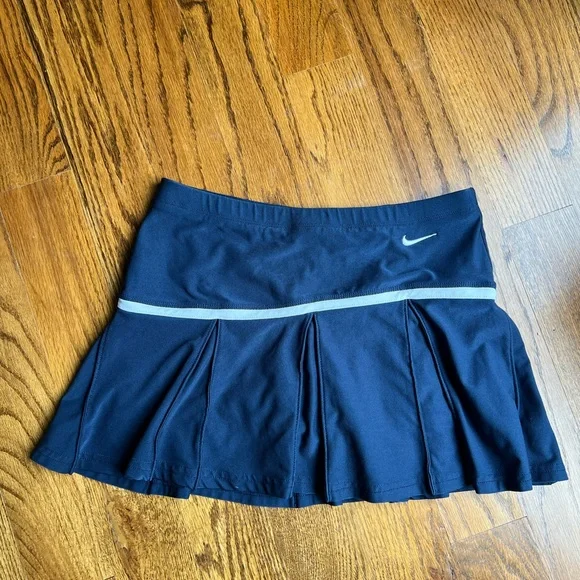 Navy Blue with White Detail Nike Tennis Skort | Small