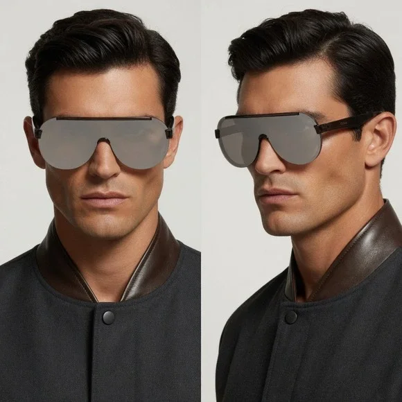 Fashion‎ Men Women sunglasses Sports Men Women Light Weight Single Mirror Lens