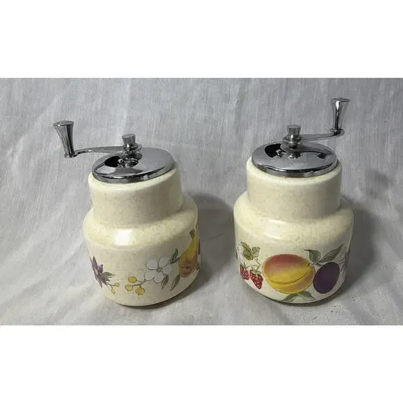 Lenox Temper Ware Summer Harvest Spice Salt‎ and Pepper Shaker Grinder