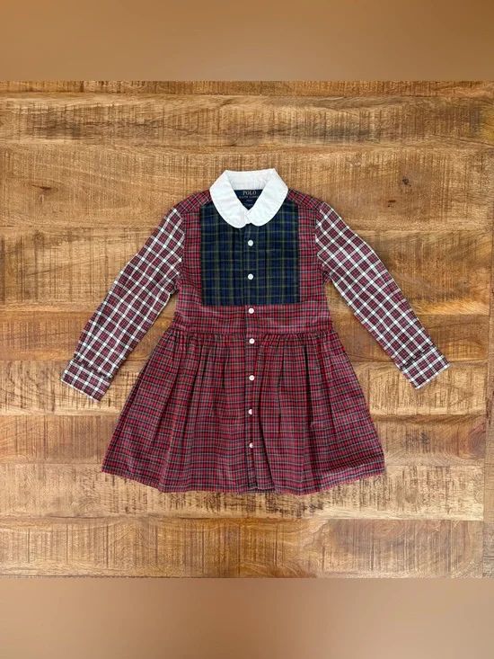 Polo Ralph Lauren Mixed Plaid Dress 3T