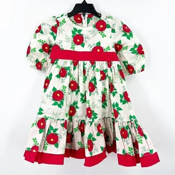 Eleanor Rose Caroline Dress Christmas Roses