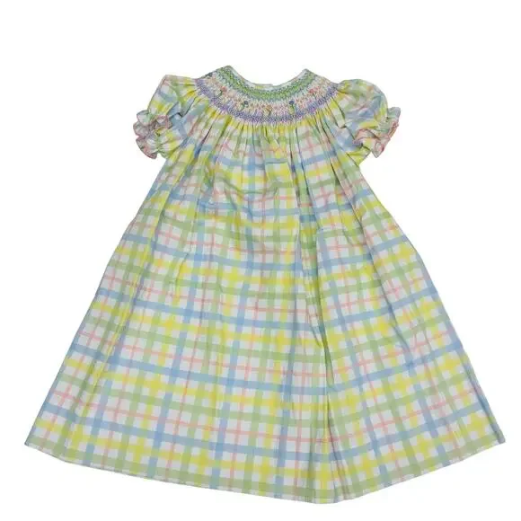 NWT Ruth & Ralph Size 6 Pastel Plaid Helen Dress