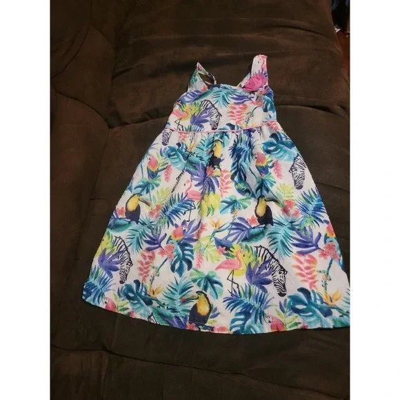 Penelope mack zebra‎ parrot dress size 5