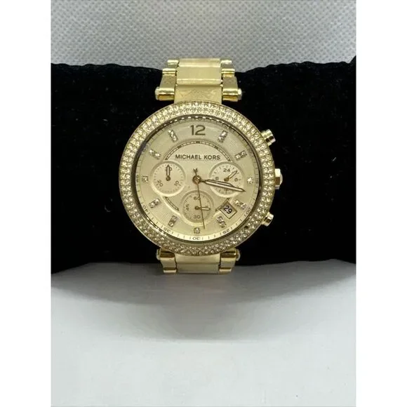 Michael Kors MK5632 Women's Gold Tone Analog Dial Quartz Wrist Watch JNA372