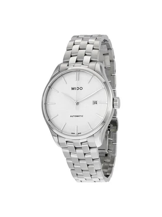 NWT Mido Belluna II Automatic Silver Dial Men's Watch